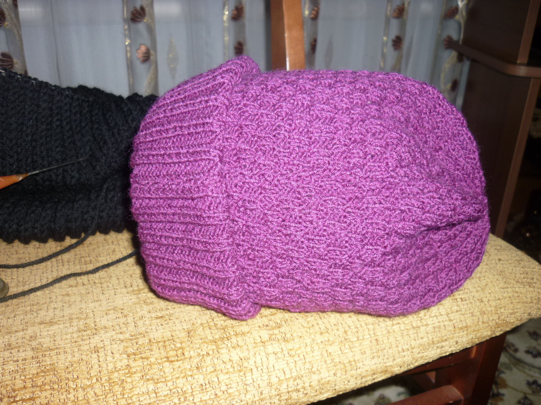 моя фиолетовая шапка (2)