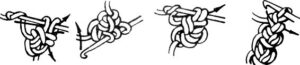 Как вязать гусеничку крючком